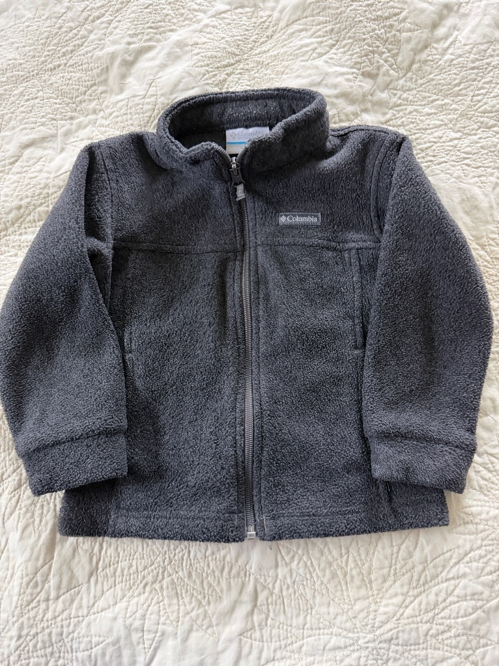 Columbia Charcoal Full-Zip Fleece Jacket